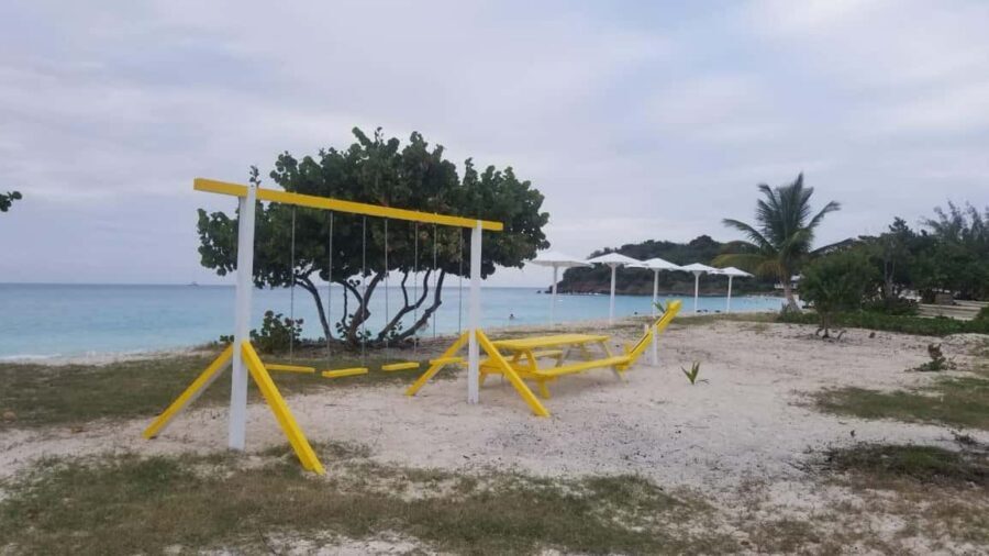 All-in-one day at Ffryes Beach with Swimming and Lunch Tour - Lunch by the steel pans: buffet food, welcoming staff, and poetry