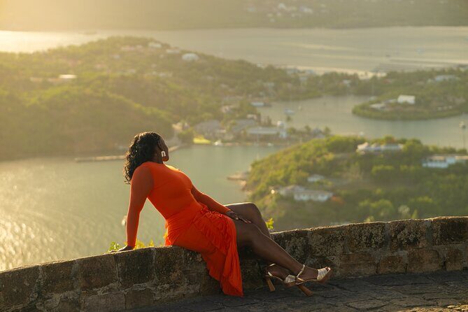 Antigua Photoshoots - Blue Hues and Golden Hours - Posing guidance that keeps you relaxed and natural
