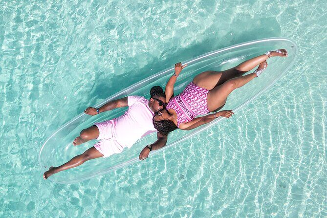 Crystal Clear Kayak Drone Photography Antigua - Drone overhead shots: the part that makes this different