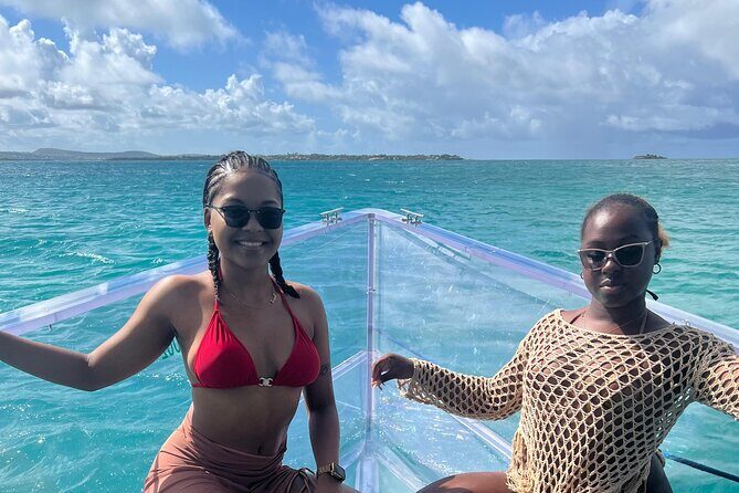 Reef Explorers Transparent Boat and Beach Tour - Deep Bay Beach Time: Swim, Sunbathe, and Optional Snorkel Gear