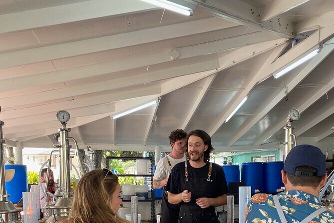 Rum Making Masterclass Galleon Beach Antigua 2 People per Station - The custom label souvenir: more than a photo op