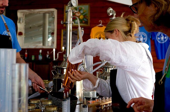 Rum Making Masterclass Galleon Beach Antigua for 1 Person - Bottling, Labeling, and the Red Wax Finish