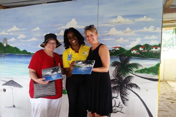 Sip & Paint Antigua - From St. John’s pickup to Ffryes Beach views