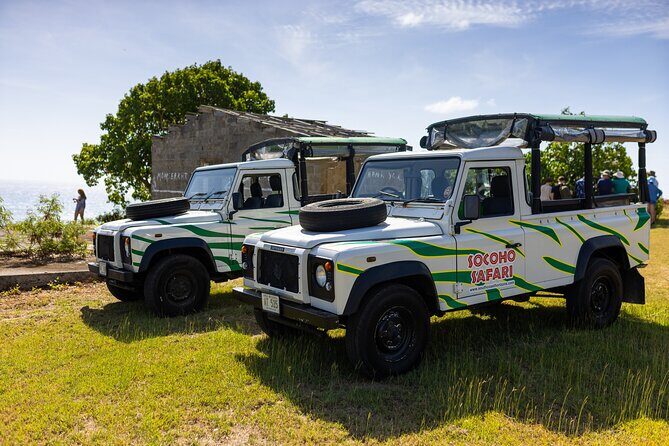 SoCoHo Jeep Safari - Historical Sites - Lunch - Beach - How the Half-Day Jeep Format Fits Antigua