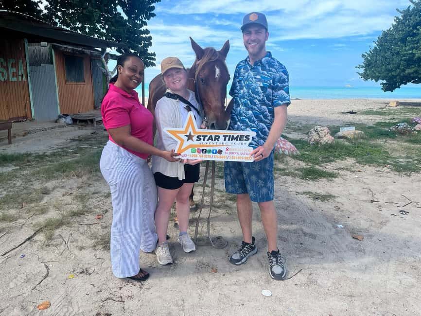 St. Johns: Horseback Riding Bareback Swim, &Fort James Beach - Fort James Beach: your hour of swim-and-chill time