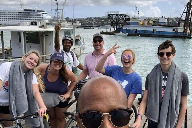 TRIPLE ACTIVITY TOUR, Bike Kayak Hike, ANTIGUA - Pedaling through St. John’s: neighborhoods, market stops, and local culture